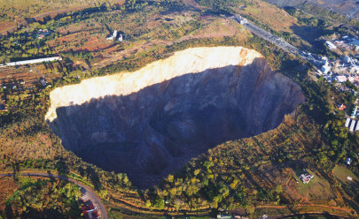 Алмазная шахта Каллинан в ЮАР